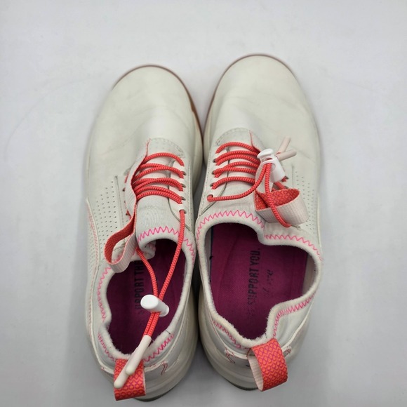 Clove Shoes Womens 7 White Pink Nursing Comfort Sneakers Lace Up Professional - Picture 10 of 12
